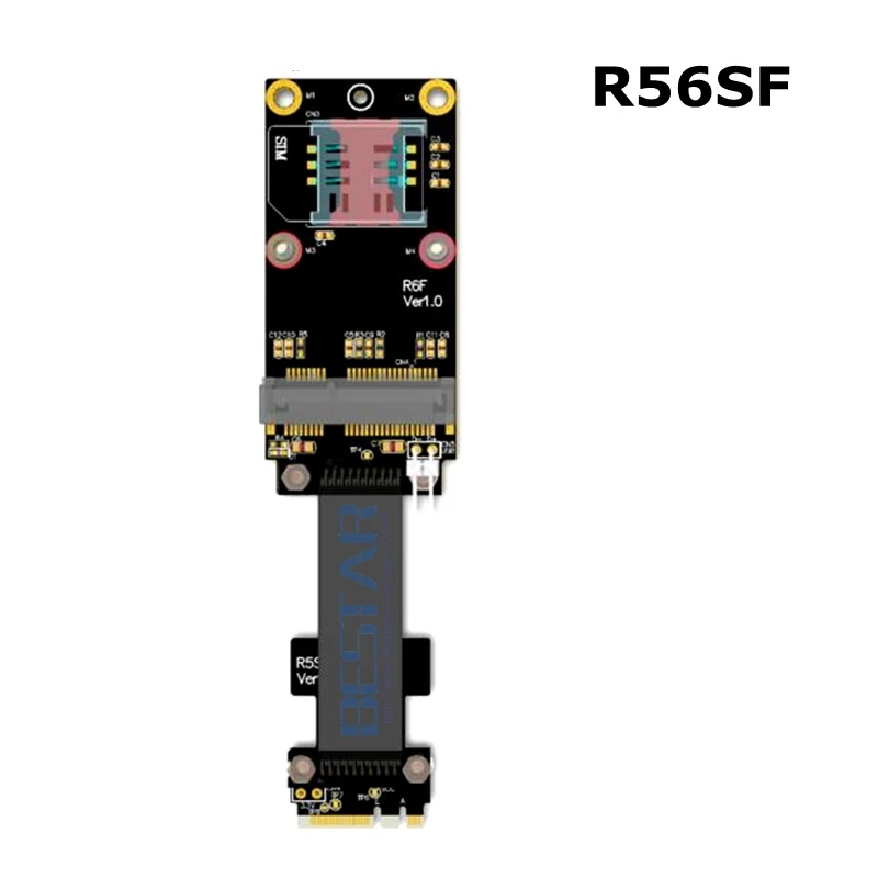 Riser M.2 wifi A+E A.E Key 2230 To Mini PCI E mPCIe mini pcie Riser ...