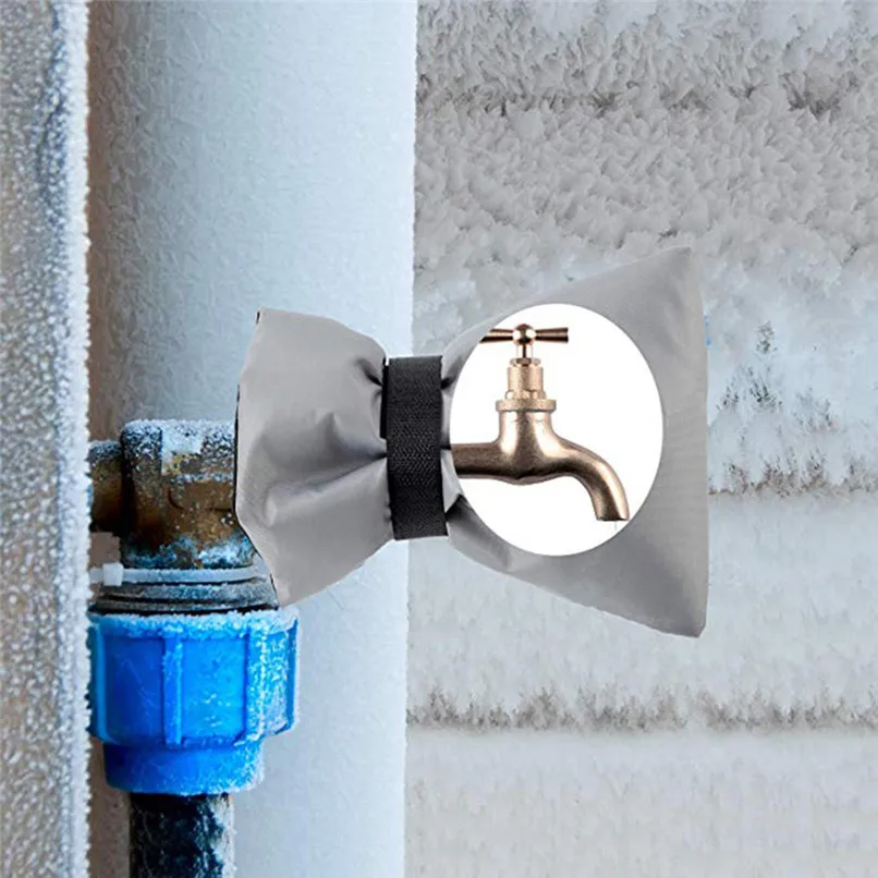 1 Pcs Outdoor Faucet Covers Faucet Freeze Protection Outdoor Faucet Socks Winter faucet antifreeze protection cover #2f21 (5)