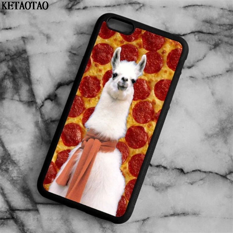 KETAOTAO шарф из шерсти ламы пицца телефонные чехлы для iPhone 4S 5C 5S 6 6S 7 8 Plus X Samsung S3 4 5