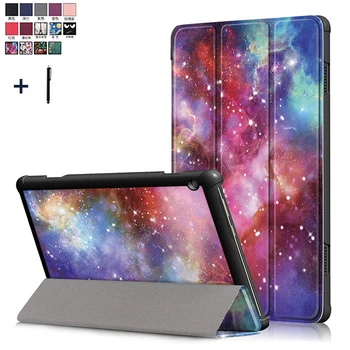 

Case For Lenovo Tab M10 TB-X605F TB-X605L 10.1'' Flip Cover For Lenovo Tab M10 TB-X505L Magnet PU Leather Capa Funda+Stylus