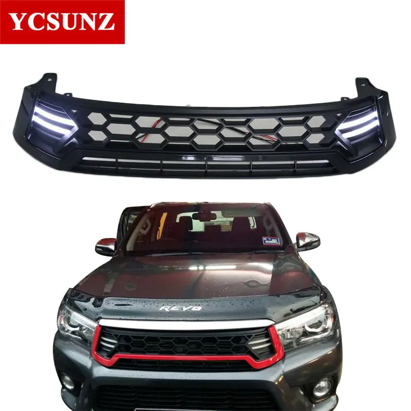 Rejilla De Raptor De LED 2016 2017 Para Toyota Hilux Revo Cubierta De 