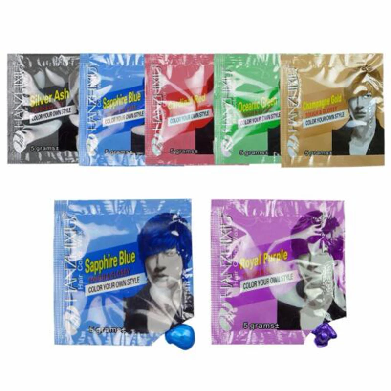 Vikada おばあちゃん白髪紫色のブルー色の髪泥使い捨て染毛剤シルバー白髪スタイル Hair Color Aliexpress