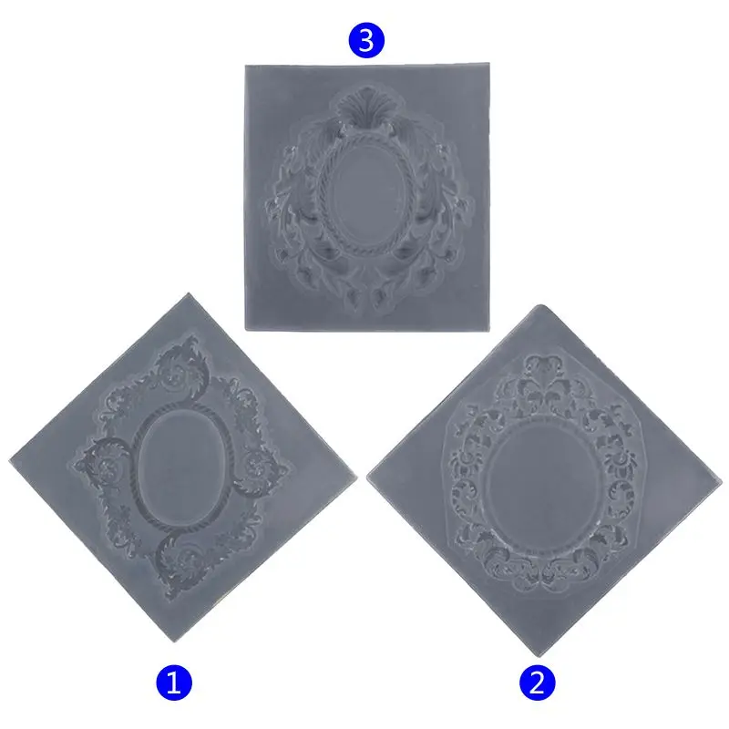 Силиконовая форма diy фото рамки зеркало эпоксидной смолы ремесла ювелирных изделий инструменты Цветочный полые кристаллы формы подарки