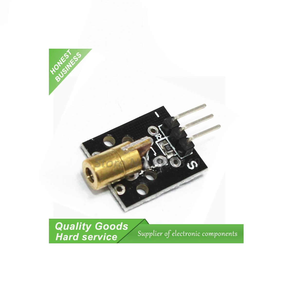 5pcs 650nm Laser Sensor Module 6mm 5V 5mW Red Laser Dot Diode Copper Head For arduino Compatible