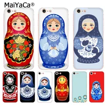 MaiYaCa русские куклы матрешка Роскошный Гибридный чехол для телефона для iPhone 8 7 6 6S Plus X 10 5 5S SE 11pro чехол Coque