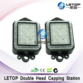 

Hot sales!! Double Head Capping Station for solvent printer (white)