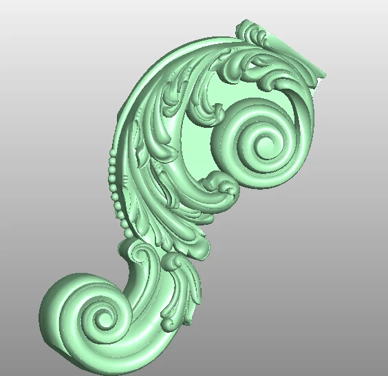 

3D model STL format file for cnc router engraving furniture sofa cabinet chair leg pattern Artcam 636