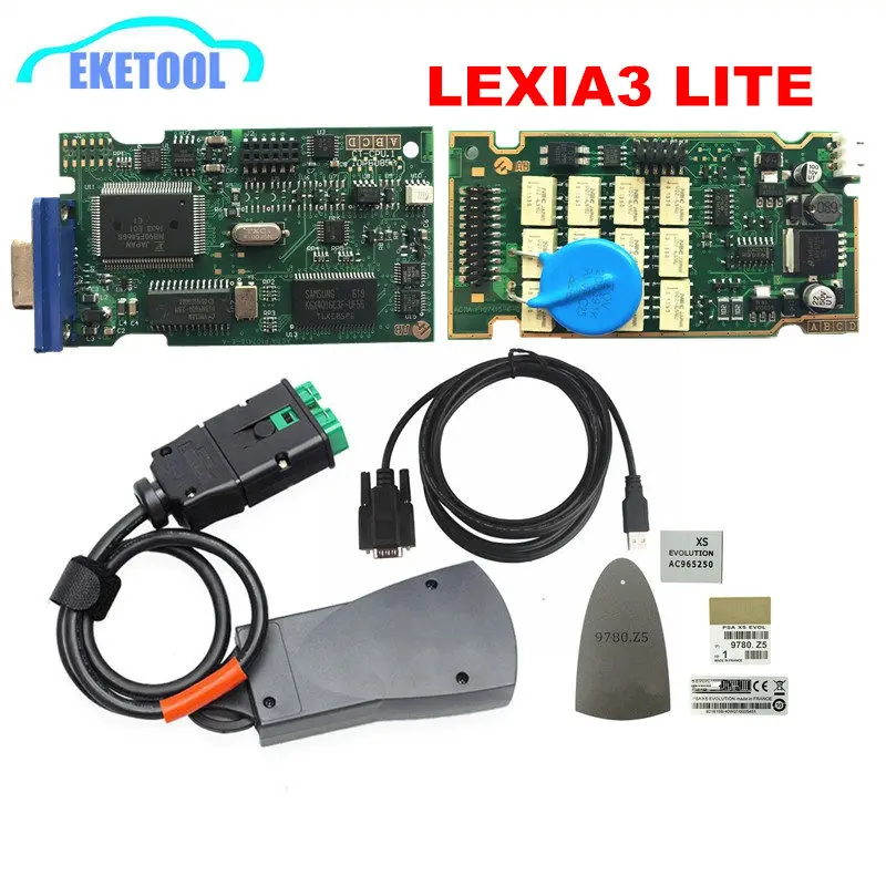 

LEXIA 3 PP2000 Diagbox V7.83 USB Diagnostic Interface Lexia3 PP2000 V48/V25 For Citroen/For Peugeot 921815C NEC Relay