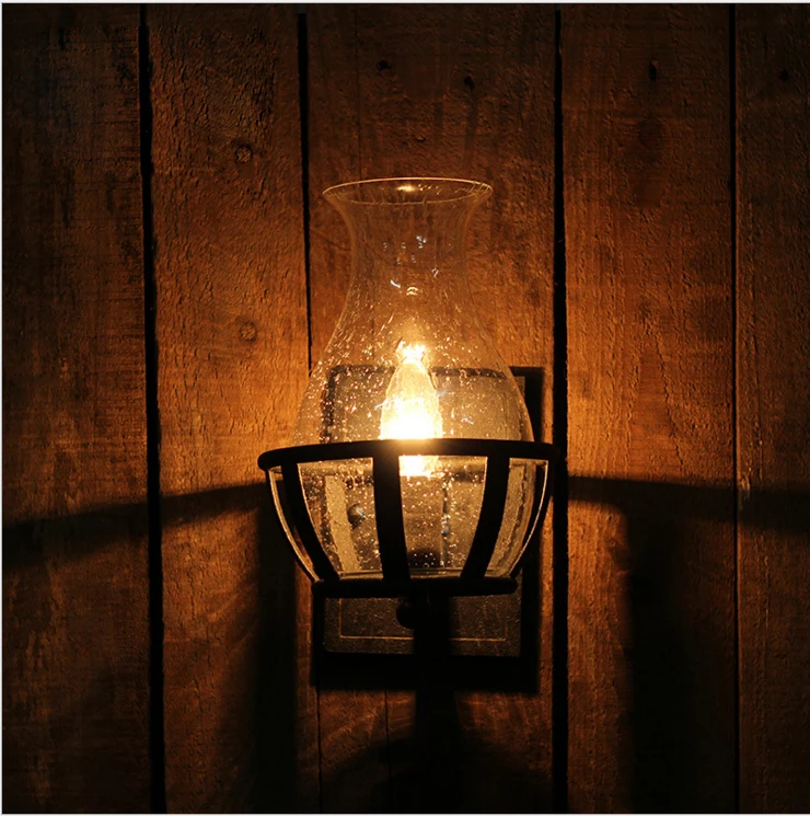 Online Get Cheap Wall Mounted Oil Lamps -Aliexpress.com Alibaba European style iron oil wall lights lamps retro style loft restaurant corridor aisle living room balcony home lighting ZA - Online Get Cheap Wall Mounted Oil Lamps -Aliexpress.com Alibaba
