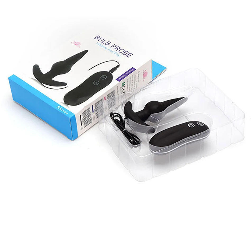 Hieha Anal Sex Toys 10 Mode Anal Plug Vibrator Plug Prostate Massager Vibration Silicone Butt Plug Sex Toys for Women Men 13