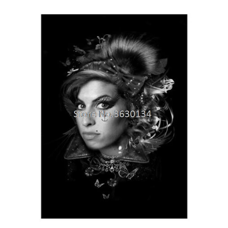 

diy Diamond Mosaic Full Diamond Embroidery singer amy Diamond Painting Cross Stitch painting Needlework 5d diamond painting