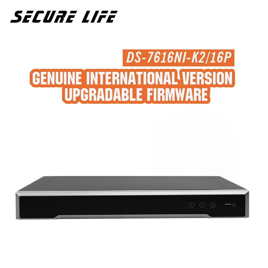 

In stock DS-7616NI-K2/16P English version 4K NVR 16ch with 2SATA and 16 POE ports, up to 8MP HDMI VGA plug & play NVR POE H.265