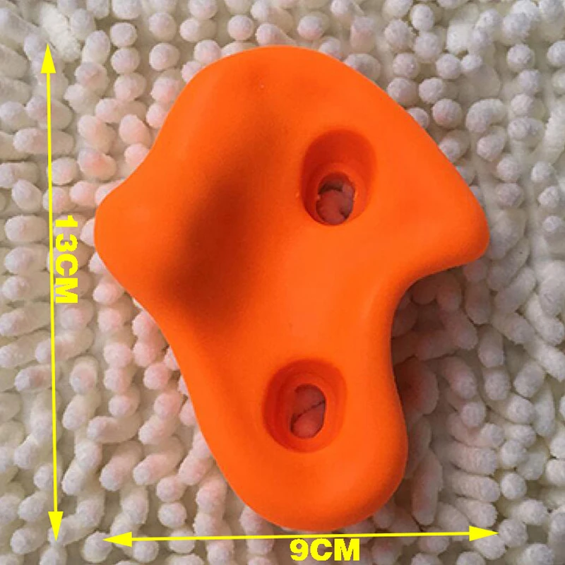 Skup 10 sztuk zestaw plastikowe wspinaczka kamienie ścienne różne kolory dla dzieci ściana wspinaczkowa kamienie ręczne stopy trzyma zestawy uchwytów