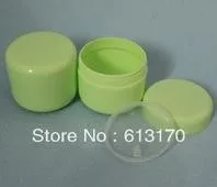 Latas de Creme Frascos de Plástico de Parede Embalagens de Cosméticos Caixa de Máscara Vazio Dupla Preto Recarregáveis Recipiente Diy 5g 10g 15g 30g 18 Frascos de creme cosméticos embalagem recipiente máscara