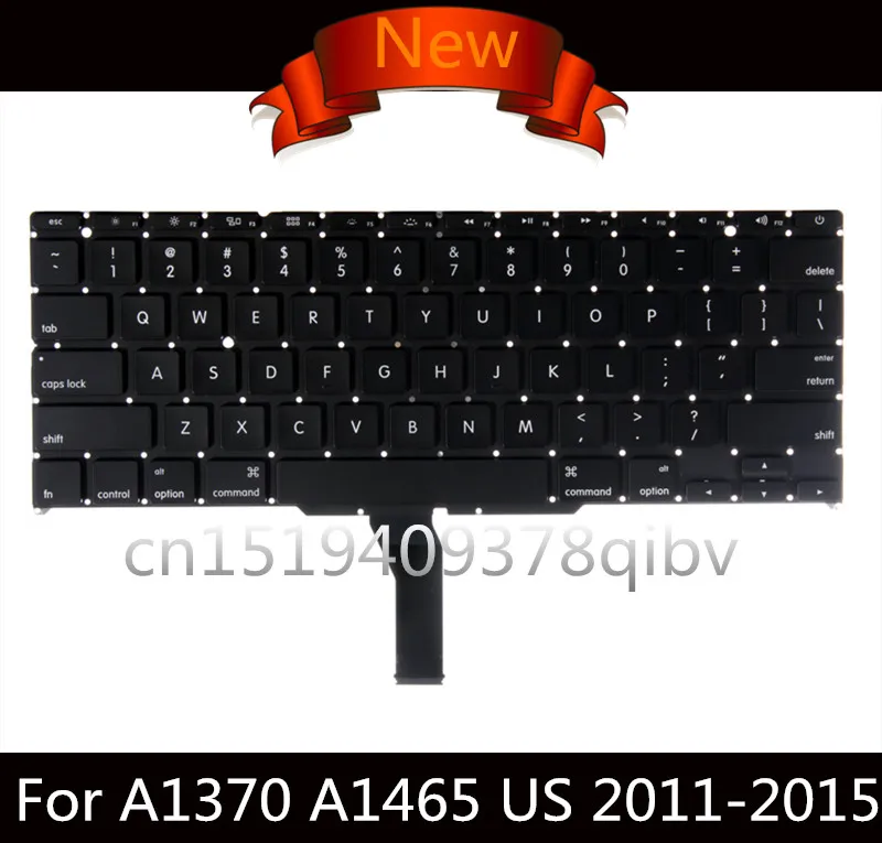 

New US QWERTY Standard keyboard for Macbook Air 13" A1370 A1465 without Backlight Laptop Keyboard 2011 2012 2013 2014 2015
