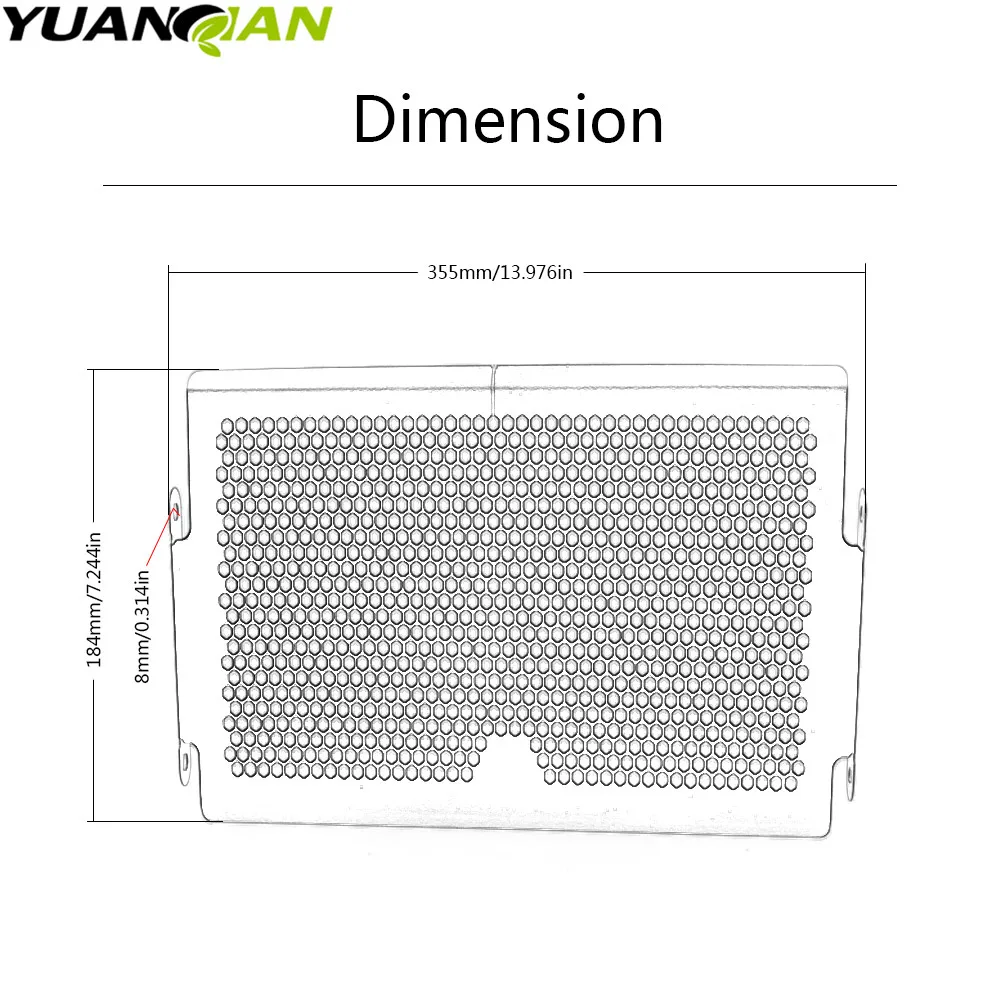 ЧПУ для Yamaha XSR700 Нержавеющая сталь протектор мотоцикла решетка радиатора гвардии Protector XSR 700