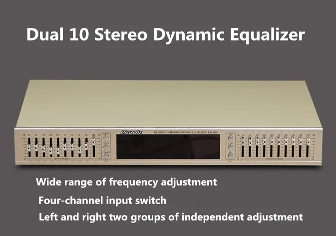 TL EQ665 эквалайзер hifi Home EQ двойной 10 полосный стерео высокий бас