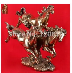 

Bronze sculpture, copper decoration crafts horse accessories antique bronze decoration statue