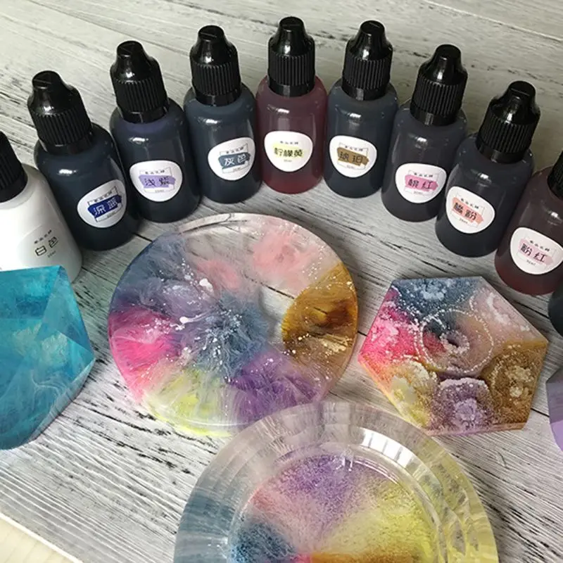 

30ML Art Ink Pigment Colorant Dye Ink Diffusion UV Epoxy Resin Jewelry Making