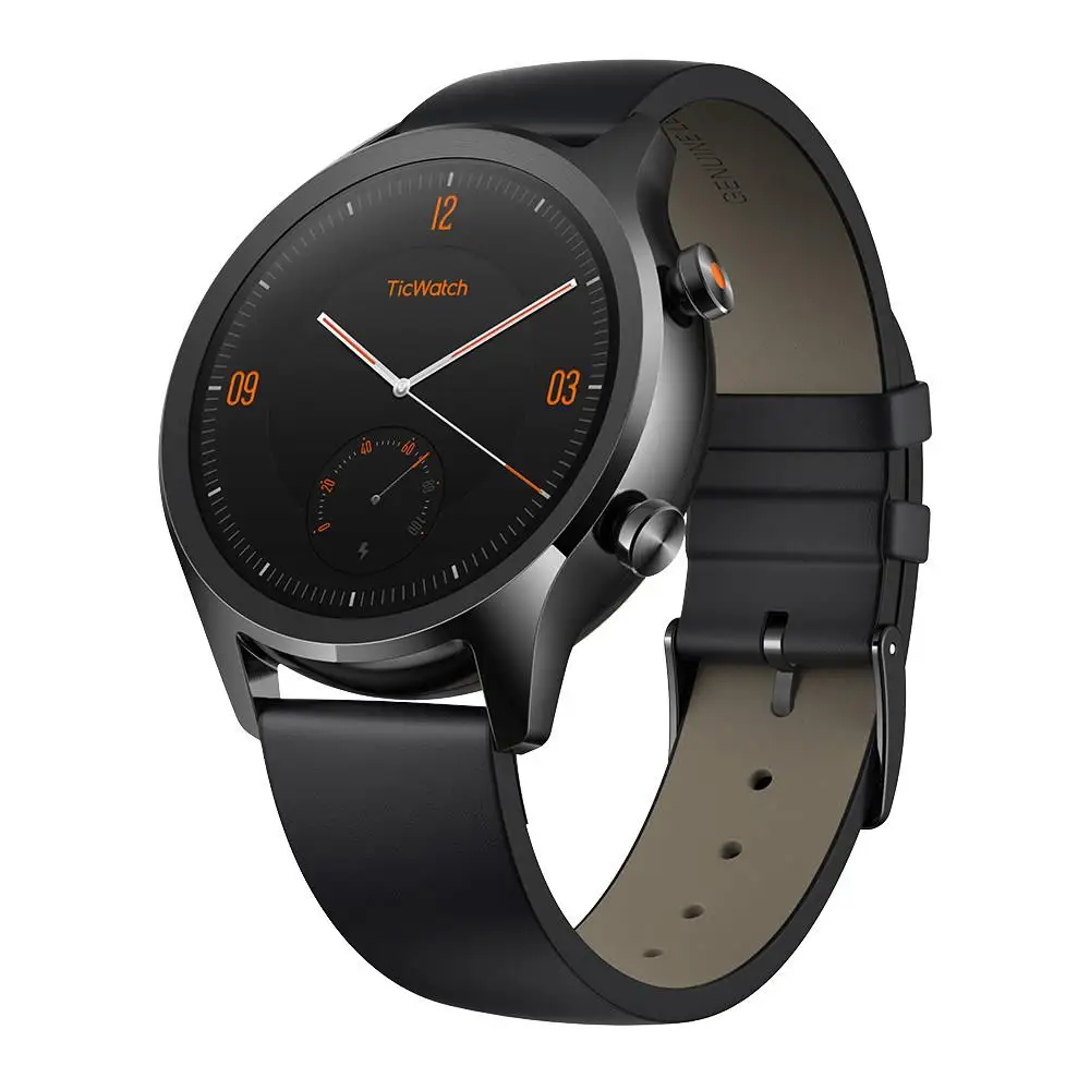 Оригинальные Смарт-часы Ticwatch C2, wifi, gps, IP68, водонепроницаемые, Strava, Google Pay, износ ОС, Google, 1,3 дюймов, AMOLED экран, SMS напоминание