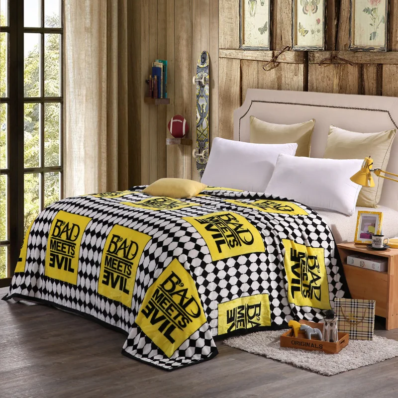 150X200 CM Süper Yumuşak Battaniye Çok fonksiyonlu Süper Sıcak Battaniye Kanepe Rahat Peluş Mikrofiber Battaniye Atın