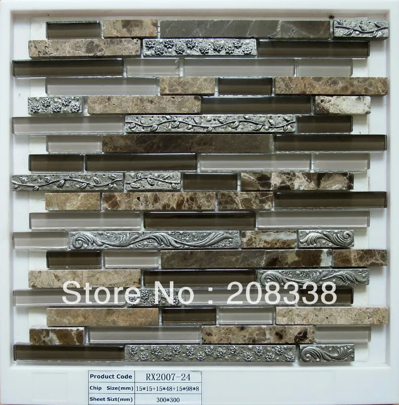 

Stainless steel mosaic tiles for bathroom and kitchen