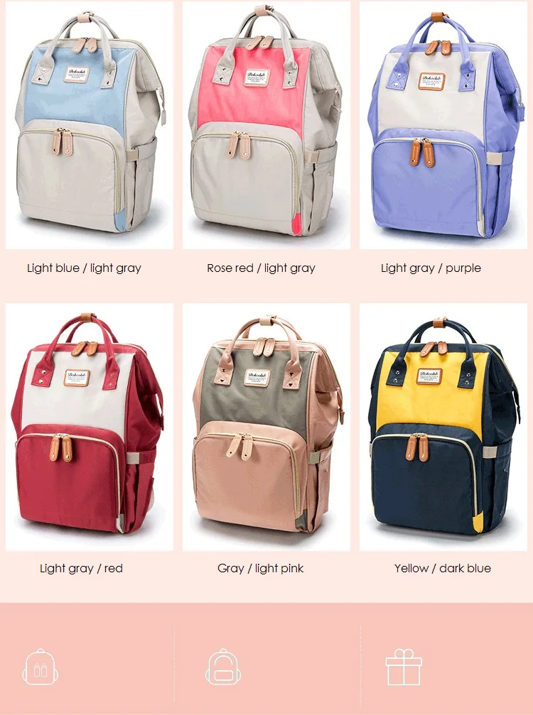 Новая Обновленная модная сумка для мамы для беременных подгузник большой емкости Детская сумка дорожная сумка рюкзак дизайнерская сумка
