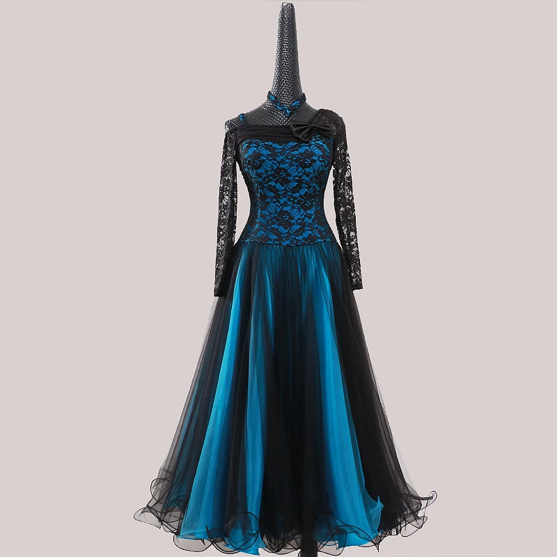 

Ballroom Dance Dress For Women High Quality Competition Dresses Modern Waltz Tango Standard Ballroom Costume blue purple LXT572