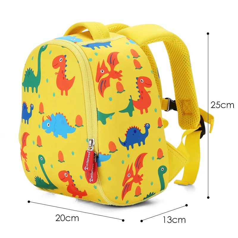 Новые школьные рюкзаки для девочек с единорогом, милые животные, дизайнерские Детские рюкзаки, школьный рюкзак для мальчиков, сумка для книг, подарок, Mochila Escolar - Цвет: Dinosaur-Small Size