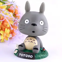 Тоторо мило Tonari totoro качающейся головой куклы ПВХ фигурку Коллекционная модель игрушки 12 см KT2632