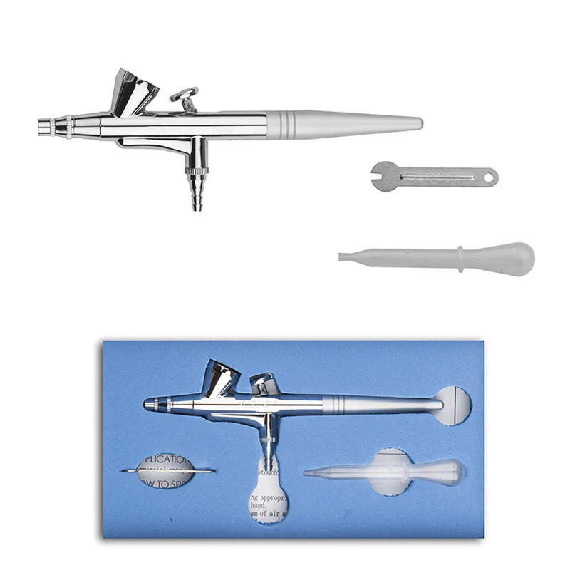 

Gravity Feed Dual Action Airbrush Paint Spray Gun Sprayer Pen For Needle Body Paint Nail Art Body Tattoo Cake Toy Model Tool Kit