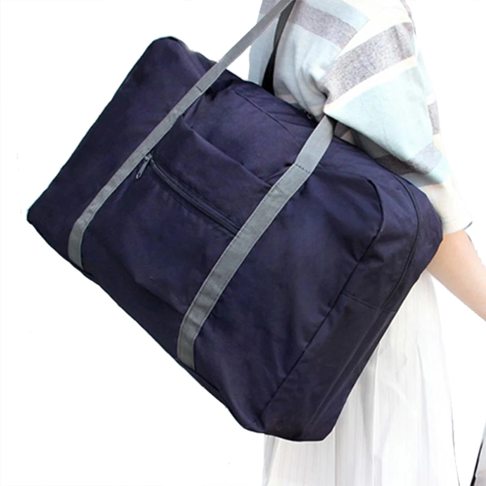 

New Korean Large-capacity Folding Travel Shoulder Bag Handbag Waterproof Clothing Cosmetics Storage Bag Travel aircraft Bag