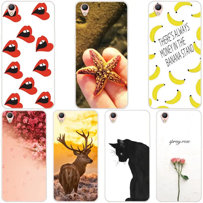 

Back Cover For OPPO A37 TPU Phone Case Silicone For OPPO A 37 A37M A37F Cases Cartoon Panda Deer Skin OppoA37 Protective Shell