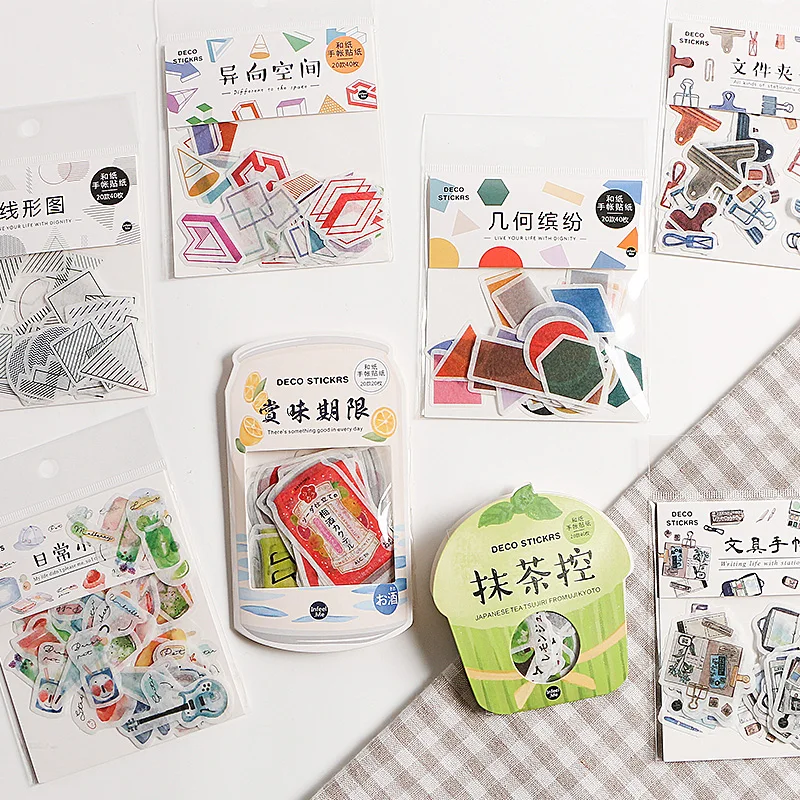 Японские закуски бумажные этикетки наклейки ремесла Декоративные Стикеры для скрапбукинга Diy Kawaii Канцелярские Стикеры s