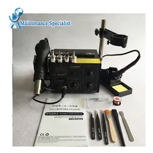 220 В/110 В Saike 852D++ паяльная станция с горячим воздухом BGA De-паяльная станция 2 в 1 с подачей воздушного пистолета и множеством подарков