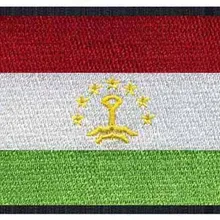 Вышивной флаг патчи Таджикистан Утюг на логотипы " в ширину/оригинальные нашивки/патч армии/Вышитый Флаг