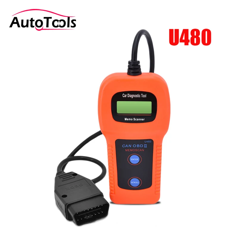 

Hot selling U480 OBD2 CAN BUS & Engine Code Reader for Cars and Trucks car code reader scanner tool via free shipping
