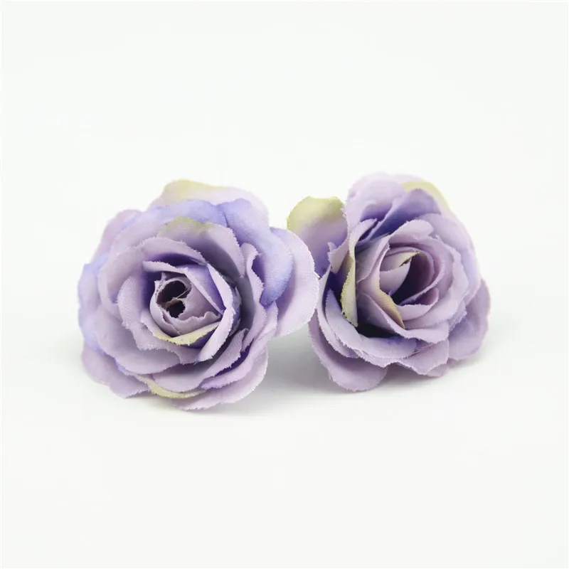 100 шт. 2,5 см мини шелковые розы ткань искусственный цветок для свадебной вечеринки украшения дома комнаты свадебные туфли шляпы аксессуары