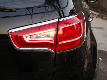 

FOR Kia Sportage R 2010 2011 2012 2013 2014 ABS Chrome Rear Tail Light Lamp Cover Trim hu Special modifications