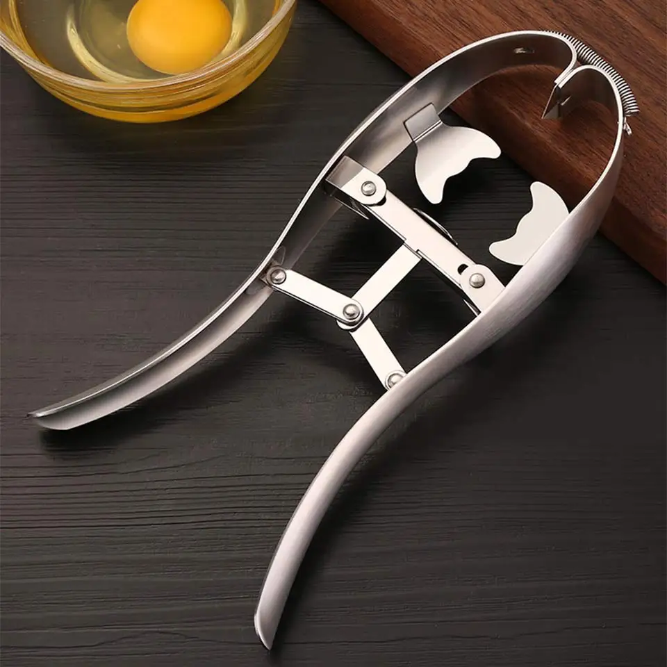 SSGP 304 нержавеющая сталь, быстро открывающиеся ножницы для яиц, Креативные кухонные инструменты для выпечки, нож для яичной скорлупы, легко открывающиеся домашние гаджеты для яичной скорлупы