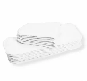 

Freeshipping top quality 20pcs/lot, 3 layers soft touch high absorbency reusable microfiber nappy diaper insert ,35x14cm,50g/pc