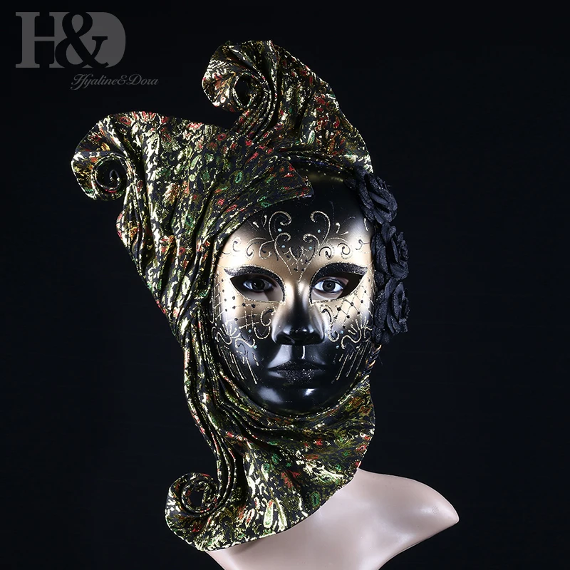H& D Pretty Mardi Gras Маскарад полный Венецианская женская маска для вечерние/бальные/Свадебные/настенные украшения Новинка подарки