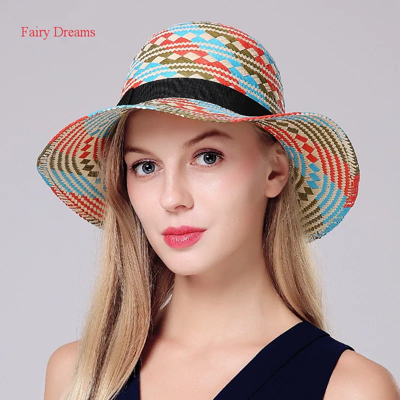 Fairy Dreams Summer Hat For Women Formal Color Beach Sun Hats Vogue Femme Sombrero Mujer Ladies ...