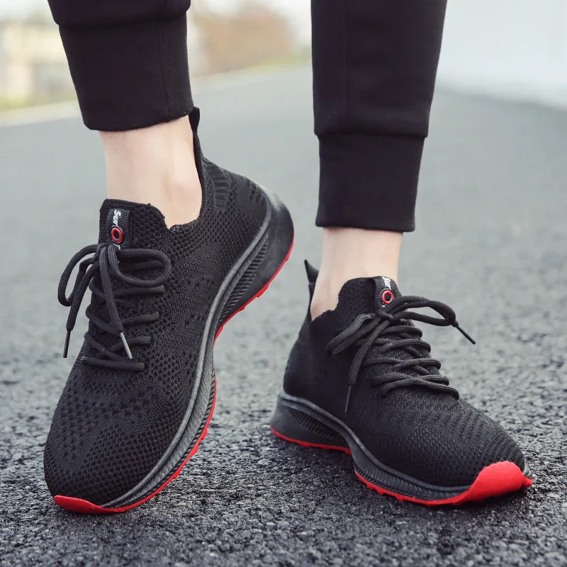 

Men Shoes Lightweight Comfortable Breathable Walking Sneakers 2019 New Mesh Men Casual Shoes