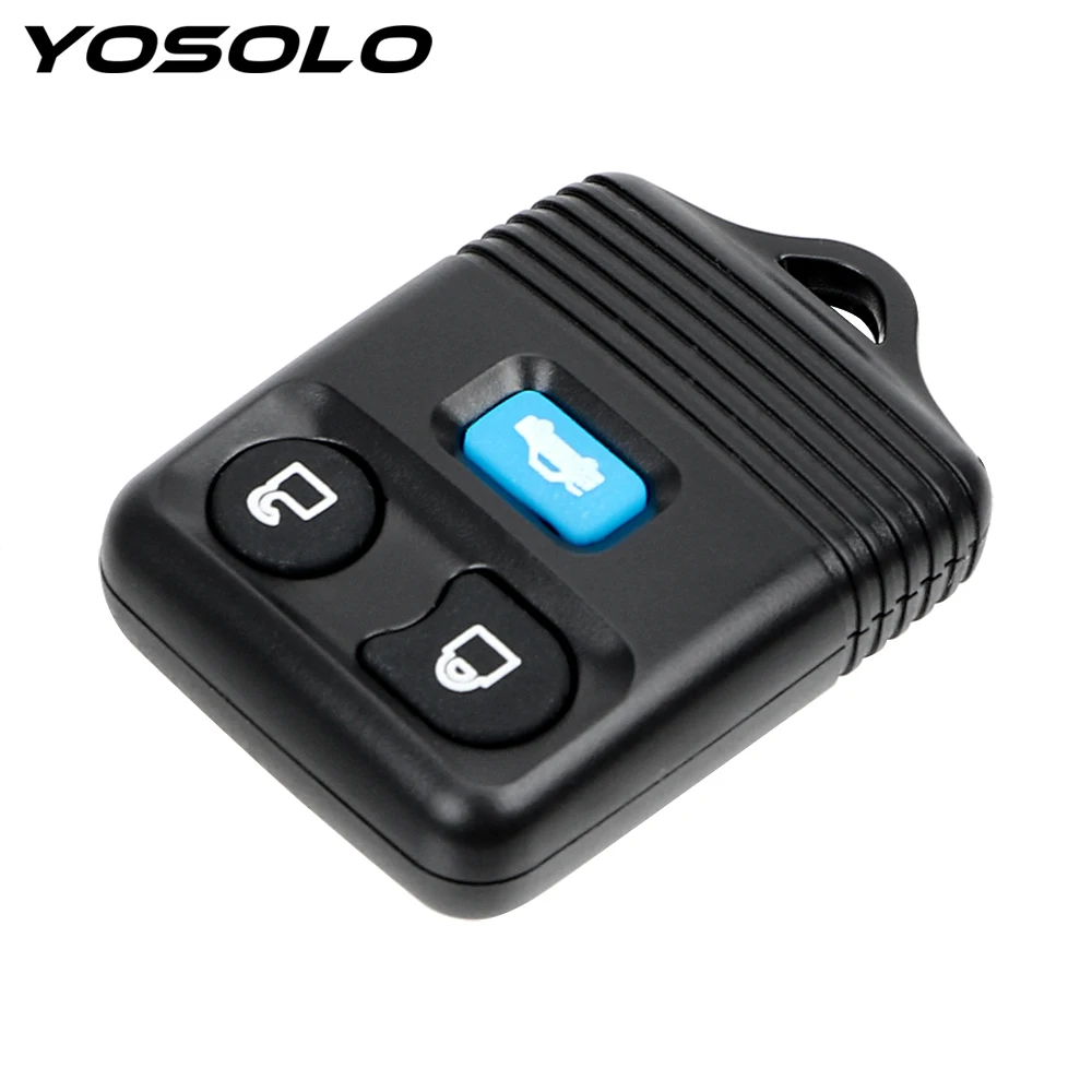 

YOSOLO 3 Buttons Remote Key Shell Case Auto Refit Car Accessories For Ford Transit MK6 Connect 2000-2006 Replacement 443MHZ