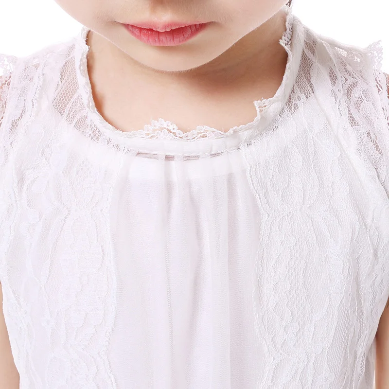 US $72.68 Kaiya Angel 2017 Summer Girl Dress Children Clothes Child Evening Girls Dress Party Ivory Princess Dress Girl 19T 5pcsLot