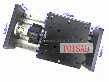 

GX150 1605 Ballscrew 500mm Effective Travel Rail Linear Guide Moving Table Slide Module Motion Without Motor CNC Machine