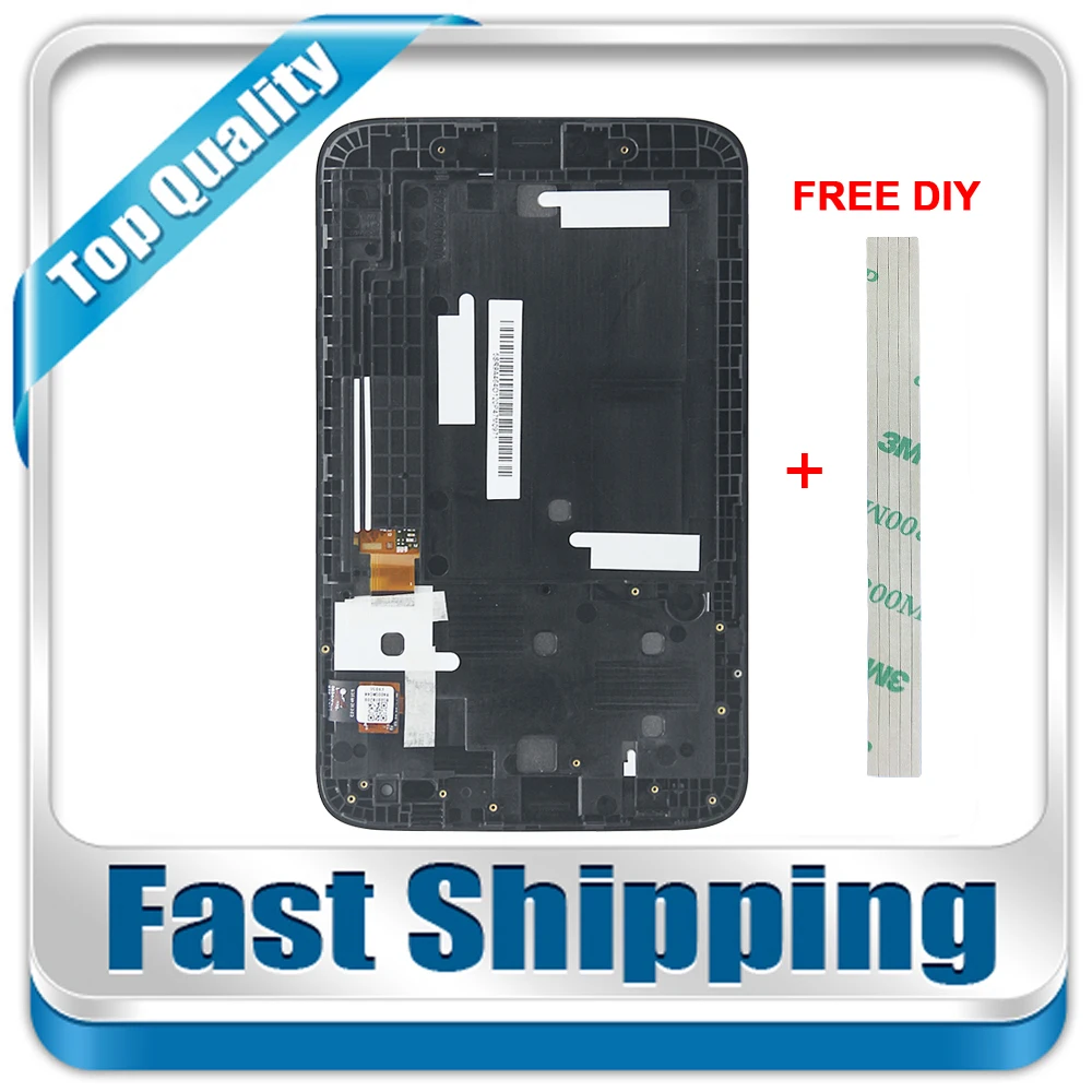 

New For Lenovo IdeaTab A1000 Replacement LCD Display Touch Screen with Frame Assembly 7-inch Black