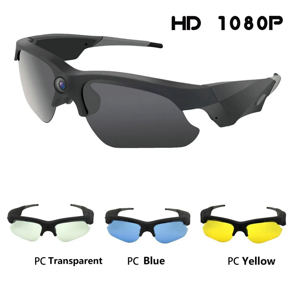 2019 Новые солнцезащитные очки мини камера DV видеокамера DVR HD 1080P для активного