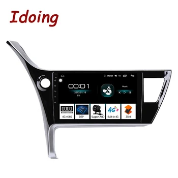 

Idoing 10.2"4G+64G 2.5D IPS Octa Core 1Din Car Radio Android 8.1 Multimedia Player For Toyota Corolla 2017 2018 GPS Navigation